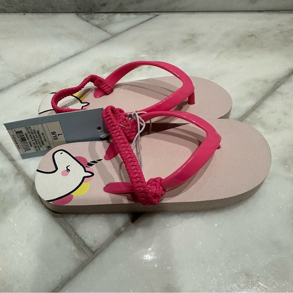NWT Size 9 / 10 Toddler Girls Unicorn Sandals